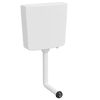 vidaXL Autoclismo de WC c/ entrada de &aacute;gua inferior 3/6 L branco