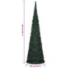vidaXL &Aacute;rvore Natal pop-up artificial pr&eacute;-iluminada 150 cm verde