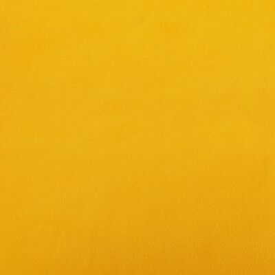 vidaXL Apoio de pés 45x29,5x35 cm veludo amarelo mostarda