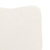 vidaXL poltrona Creme 63 x 67 x 94 cm Tecido de Ovelha e Compensado