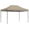 vidaXL Tenda de Festa Cinzento-acastanhado 279 x 410 x 315 cm