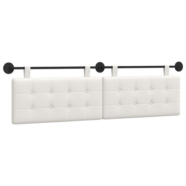 vidaXL Cabeceira Suspensa Montado na parede Couro Sint&eacute;tico