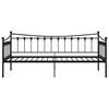 vidaXL Sof&aacute;-cama 90x200 cm metal preto