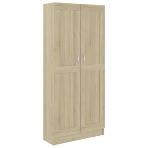 vidaXL Estante 82,5x30,5x185,5 cm derivados de madeira carvalho sonoma
