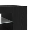 vidaXL Gabinete para TV com gaveta Carvalho Preto 90 x 39 x 30 cm