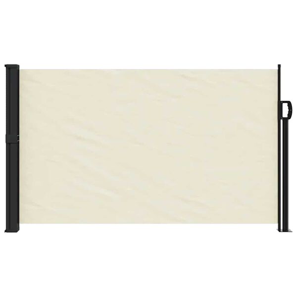 vidaXL Toldo lateral retr&aacute;til 120x500 cm cor creme