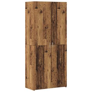vidaXL Buff&ecirc; 2 pcs Madeira antiga 80 x 42 x 185 cm