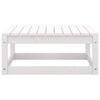 vidaXL 7 pcs conjunto lounge de jardim pinho maci&ccedil;o branco