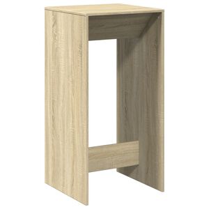 vidaXL Mesa de bar 51x50x103,5 cm derivados de madeira carvalho sonoma