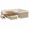 vidaXL Conjunto de Sof&aacute; de Jardim 12 unid. 11-N&uacute;mero de lugares