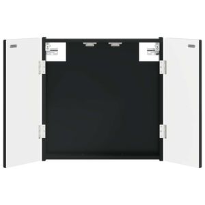 vidaXL Arm&aacute;rio para Dartboard ARNHEM Preto 52,5 x 10,5 x 53,5 cm