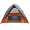 vidaXL Barraca de Camping Cinza e Laranja 320 x 275 x 190 cm tafet&aacute;
