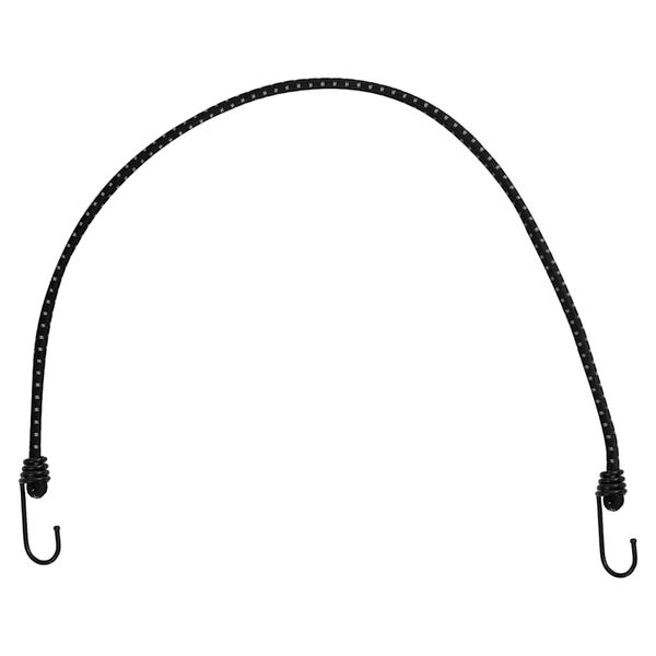 vidaXL Cordas elásticas c/ faixas refletoras e ganchos 25 pcs 88 cm