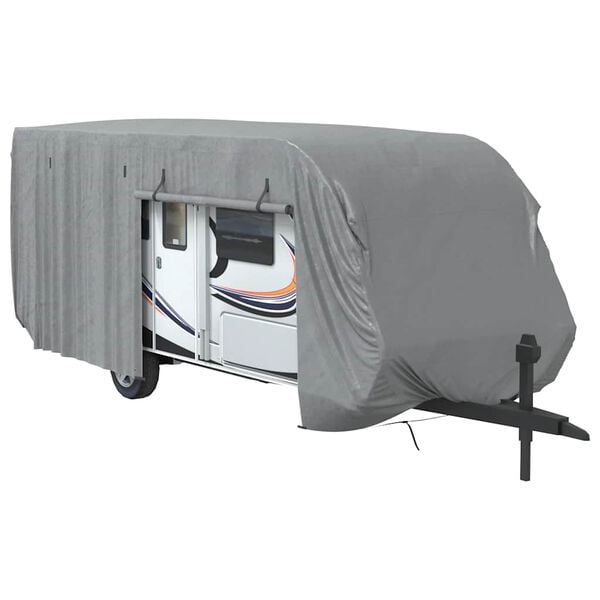 vidaXL Cobertura caravana 732x250x220 cm tecido n&atilde;o tecido cinzento