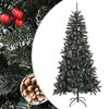 vidaXL &Aacute;rvore de Natal artificial com suporte 240 cm PVC verde
