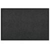 vidaXL Tapete de Entrada Antracite 80 x 120 x 1.2 cm Tecido de Teddy
