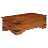 vidaXL Mesa de centro ac&aacute;cia maci&ccedil;a c/ acabamento a mel 110x55x35 cm