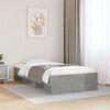 vidaXL Estrutura cama 90x200 cm derivados de madeira cinzento sonoma