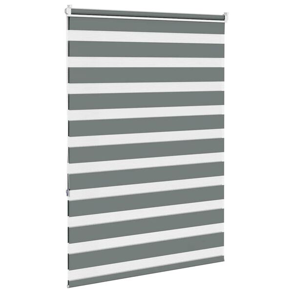 vidaXL Cortina de zebra 100x150 cm largura do tecido 95,9 cm poli&eacute;ster