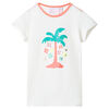 T-shirt infantil cor cru 128
