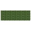 vidaXL Tela de Varanda com Folhas Verde 300 x 100 cm