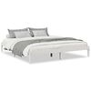 vidaXL Cama extra longa sem colch&atilde;o 180x210 cm pinho maci&ccedil;o branco