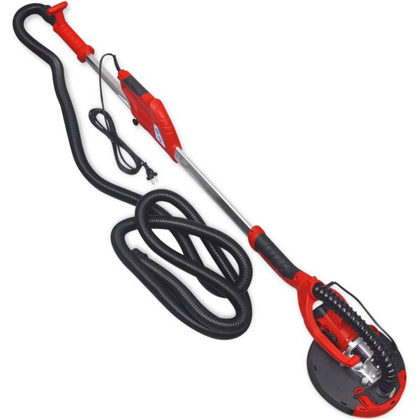 vidaXL Lixadeira drywall sander, vermelho 750 W