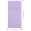 vidaXL Toalhas Esportivas 2 pcs Roxo 200 x 100 cm