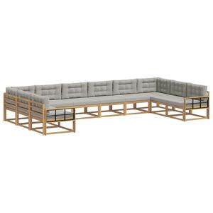 vidaXL Conjunto de Sof&aacute;s para Exterior 10 unid.
