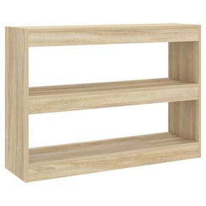 vidaXL Estante/divis&oacute;ria 100x30x72 cm cor carvalho sonoma