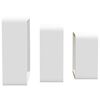 vidaXL Prateleiras de parede em forma de cubo 3 pcs MDF branco