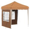 vidaXL Tenda de Festa Pop-up 195 x 195 x 245 cm Bege Tecido Oxford