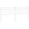 vidaXL Cabeceira de substitui&ccedil;&atilde;o 200 cm metal branco