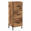 vidaXL Buffet Madeira antiga 34 x 34,5 x 90 cm Derivados de Madeira
