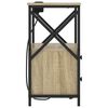 vidaXL Arm&aacute;rio de Cabeceira 2 pcs Carvalho Sonoma 40 x 31 x 60 cm