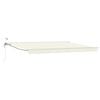 vidaXL Toldo Retr&aacute;til El&eacute;trico Creme e Branco 4 x 2 m