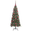 vidaXL &Aacute;rvore de Natal Artificial com 150 LEDs Verde 66 x 66 x 150 cm