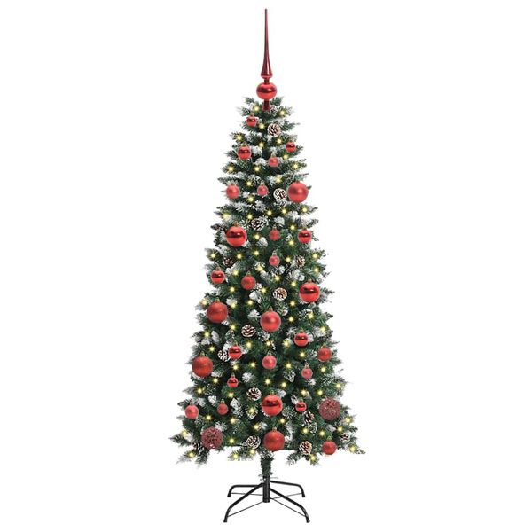 vidaXL &Aacute;rvore de Natal Artificial com 150 LEDs Verde 66 x 66 x 150 cm