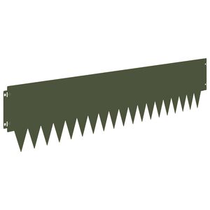 vidaXL Acabamento para Gramado 30 pcs metal