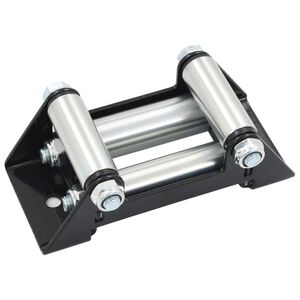 vidaXL Guia de rolos para cabos a&ccedil;o 4 vias 1500-2000 quilos