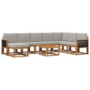 vidaXL Conjunto de Sof&aacute;s para Exterior 9 unid.