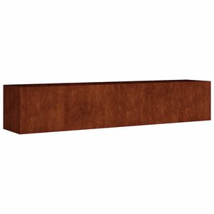 vidaXL Canteiro elevado de jardim 200x40x40 cm a&ccedil;o corten