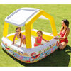 Intex Piscina com para-sol insuflável 157x157x122 cm