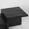 LABEL51 Mesa de centro Skip 90x50x42 cm preto