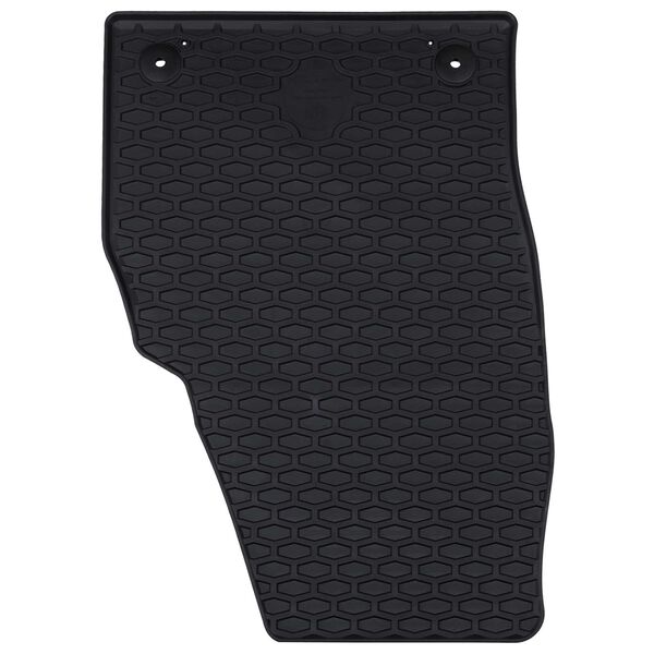 vidaXL Tapete de carro 4 pcs Preto VW POLO , TAIGO Borracha