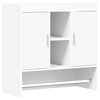 vidaXL Prateleira de Parede Montagem na parede Branco 80 x 36 x 80 cm