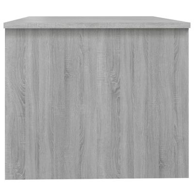 vidaXL Mesa de centro80x50x42,5cm derivados de madeira cinzento sonoma