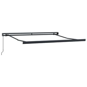 vidaXL Estrutura de Toldos Manual 3 x 2,5 m Antracite