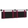 vidaXL Cabeceira Suspensa Vinho Vermelho 170 x 55 x 5 cm Veludo