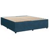 vidaXL Estrutura de cama 180x200 cm veludo azul